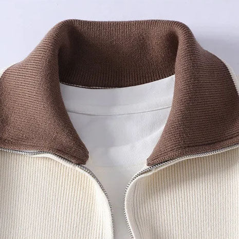 TAKESHITO | プレミアム・ニット・ジップ・ジャケット