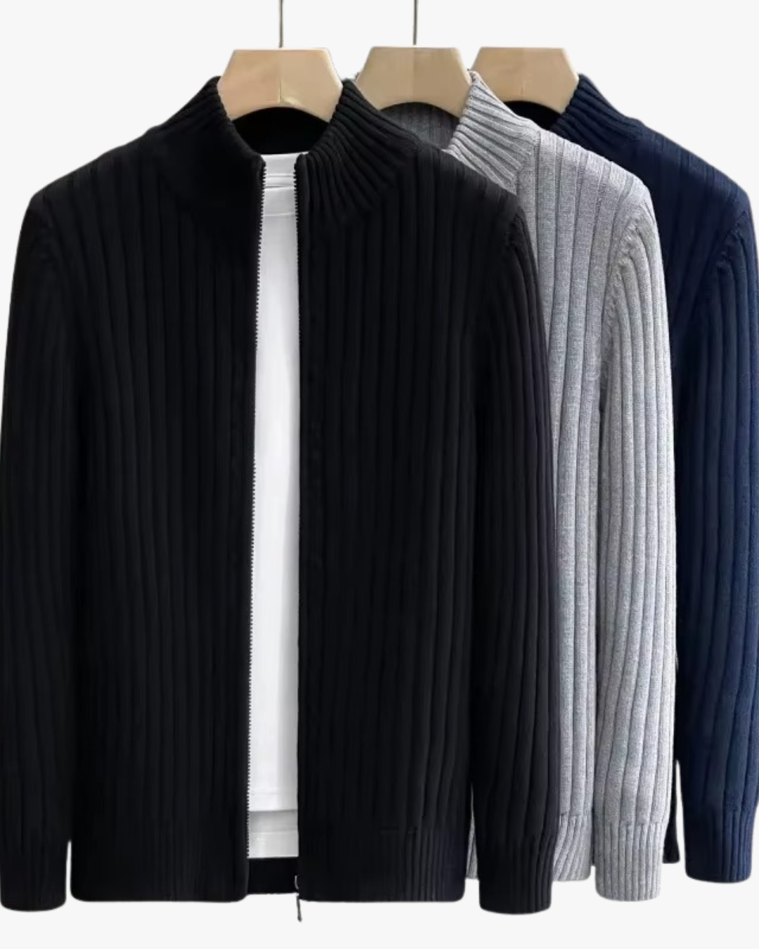 KISHIMOTO | プレミアム・ジップ・カーディガン