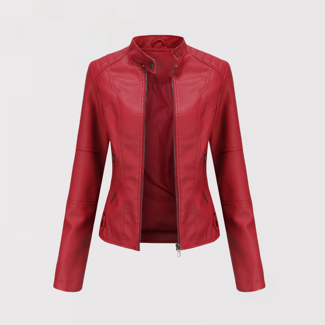 MARRY | エレガントなレザージャケット