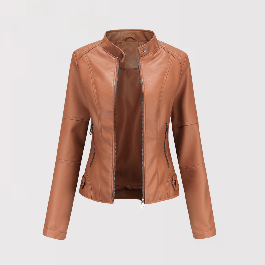 MARRY | エレガントなレザージャケット