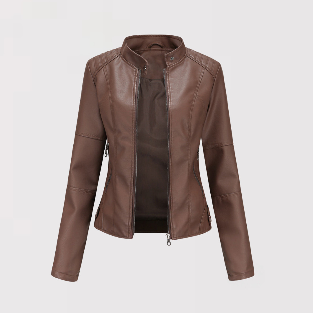 MARRY | エレガントなレザージャケット