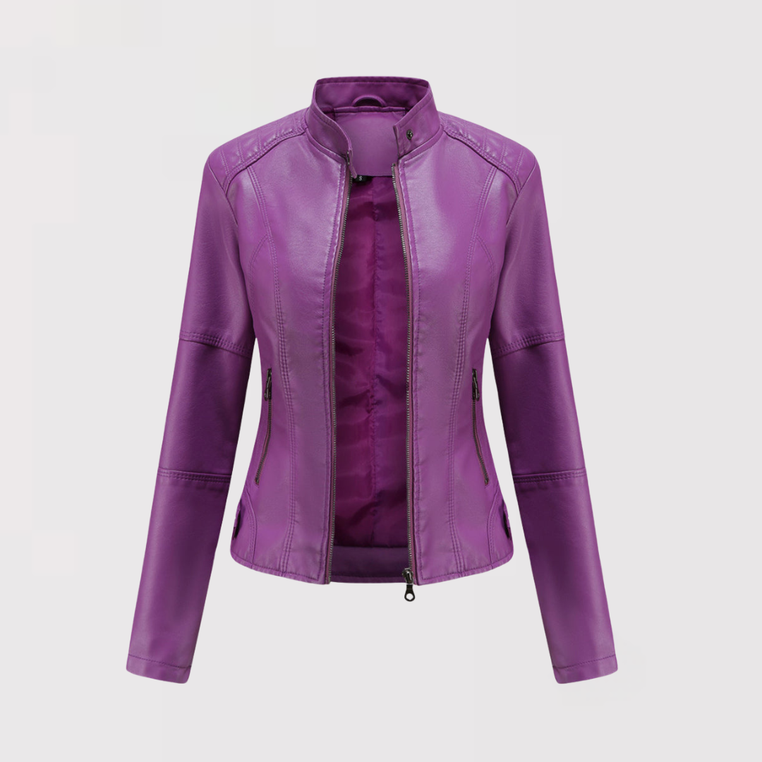 MARRY | エレガントなレザージャケット