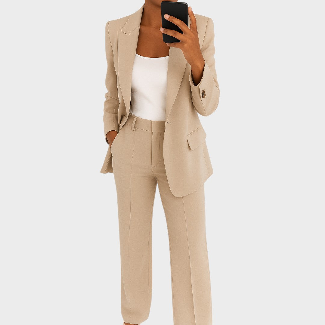 OLVA | エレガントなブレザーとトラウザーのセット