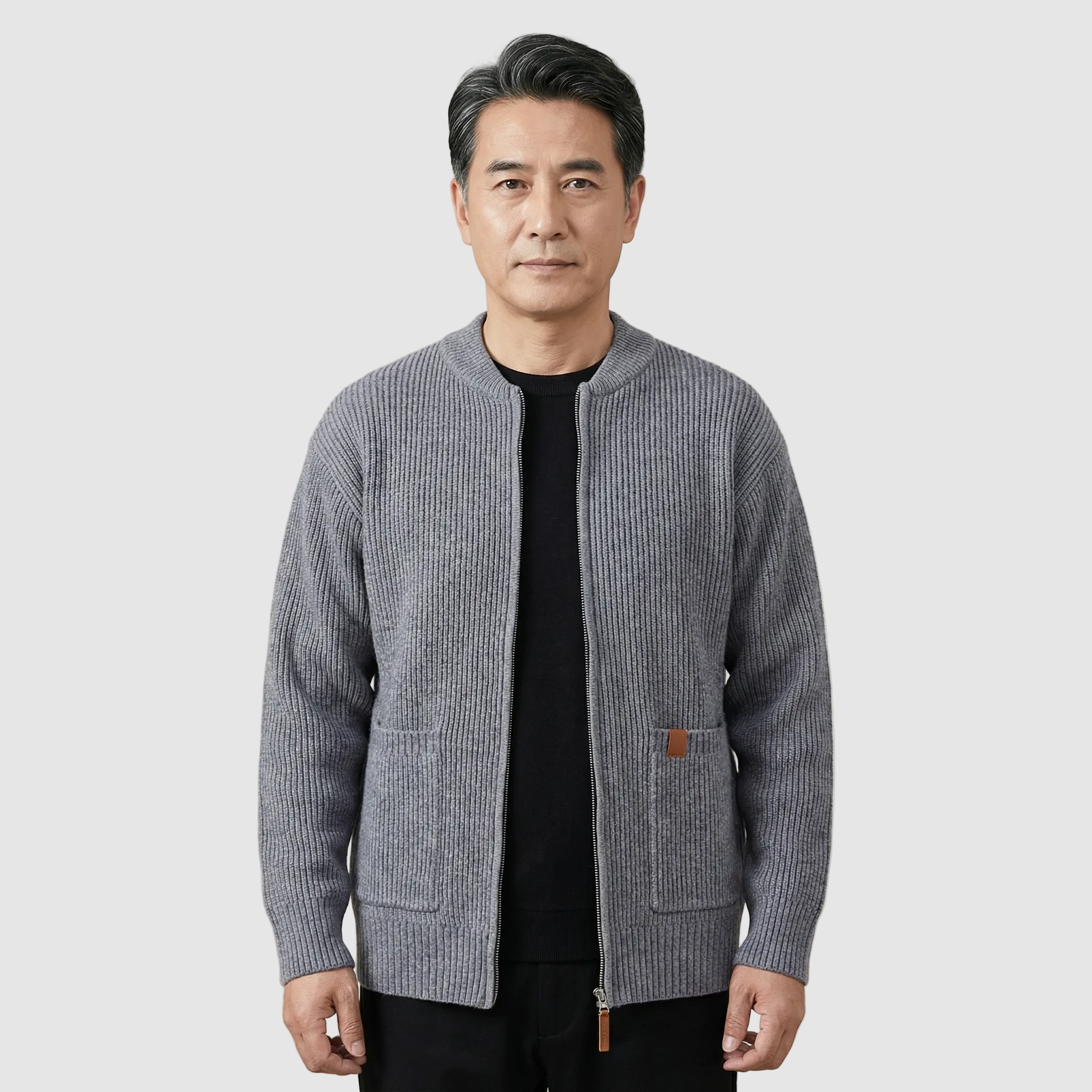 KAIEN | エレガントなリブニットジャケット
