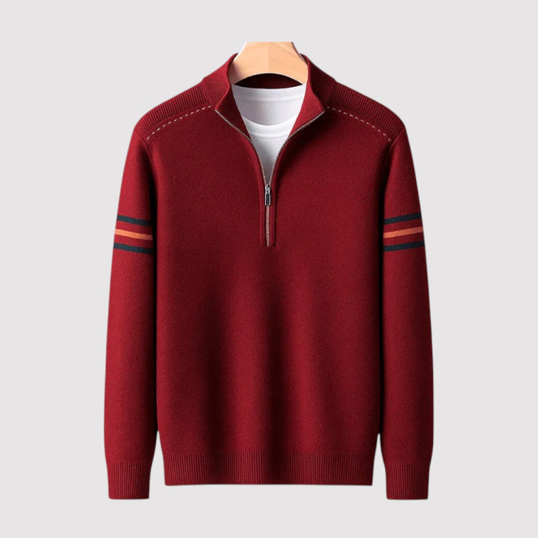 KEIICHI | プレミアムハーフジップセーター