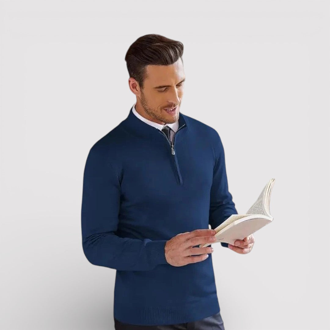 KAWASHIMA | プレミアム クォータージップ セーター