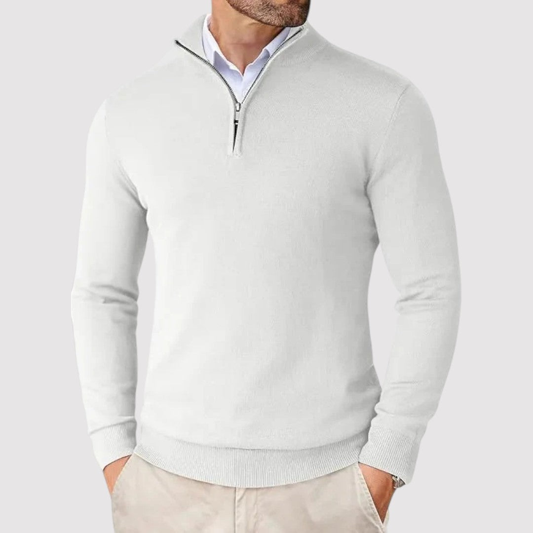 KAWASHIMA | プレミアム クォータージップ セーター