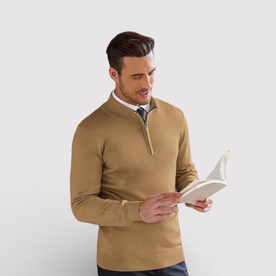 KAWASHIMA | プレミアム クォータージップ セーター