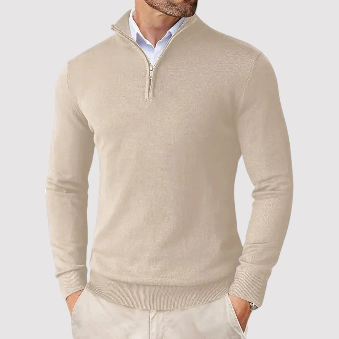 KAWASHIMA | プレミアム クォータージップ セーター