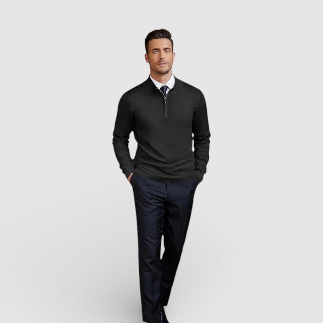 KAWASHIMA | プレミアム クォータージップ セーター