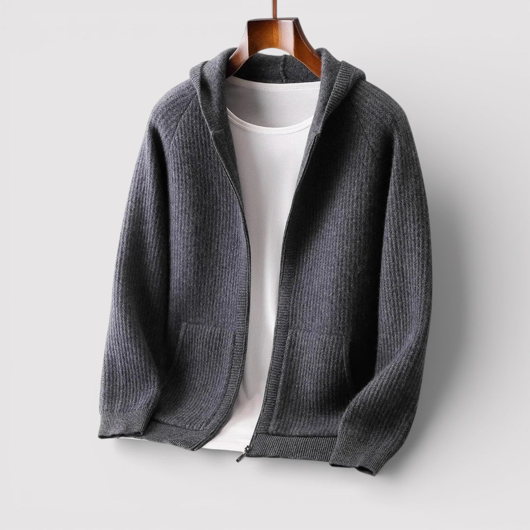 KAWAMOTO | プレミアムフード付きカーディガン