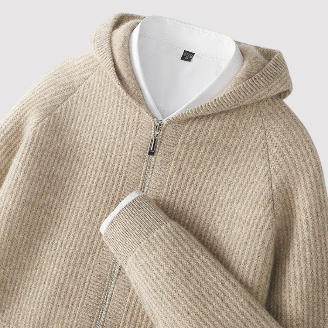 KAWAMOTO | プレミアムフード付きカーディガン