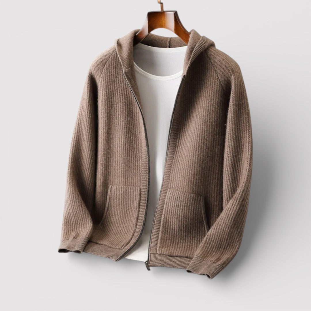 KAWAMOTO | プレミアムフード付きカーディガン