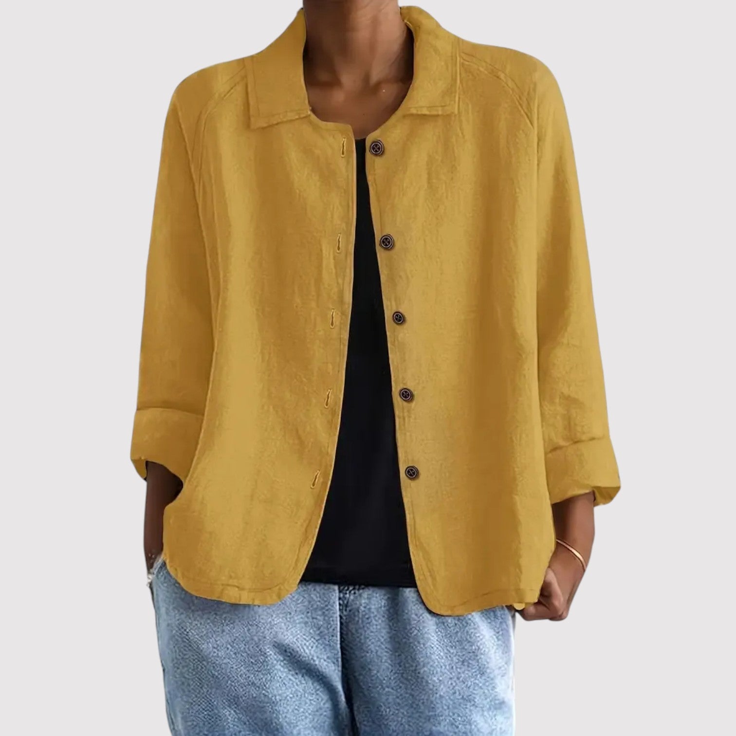 ALYSSA | プレミアム・ロング・スリーブ・シャツ