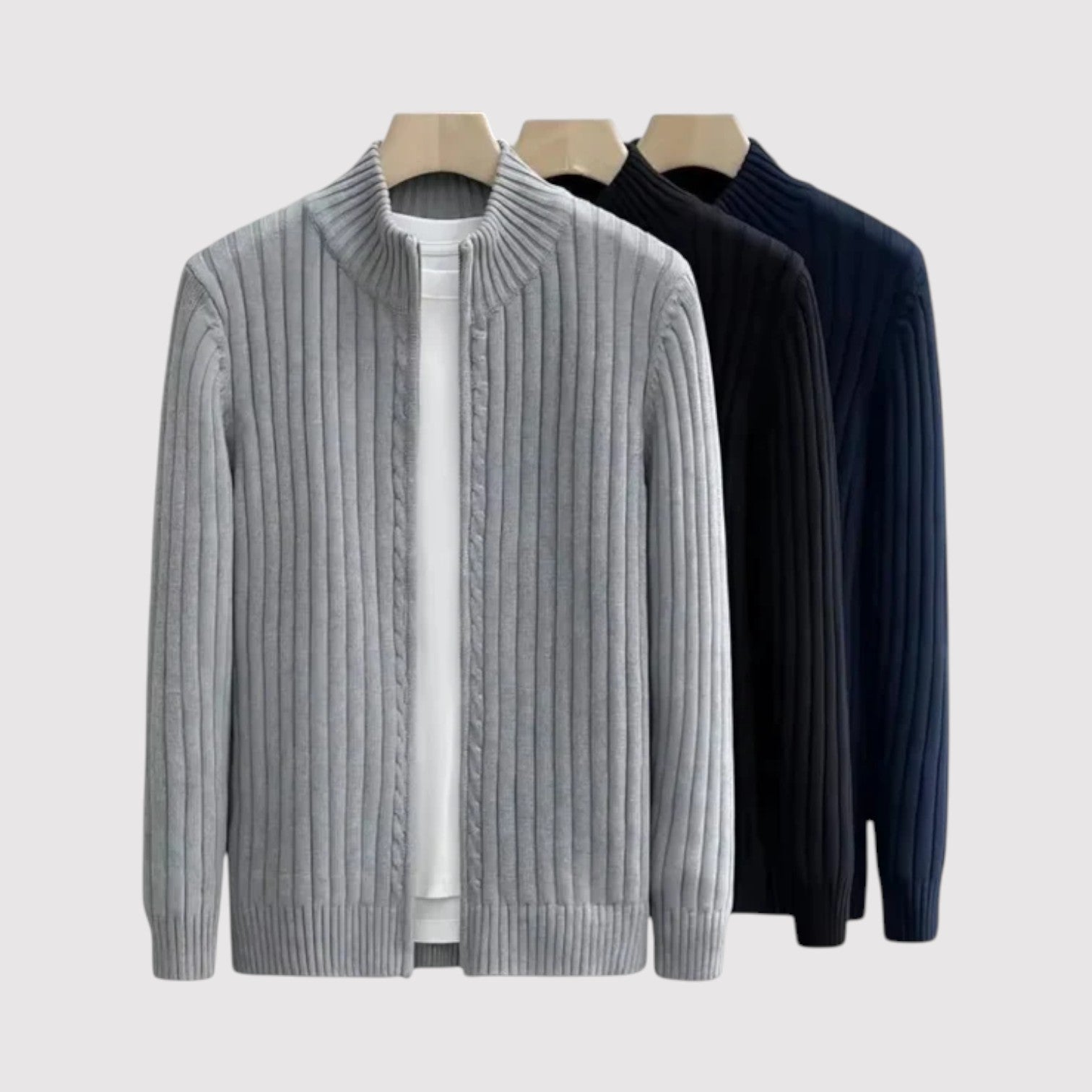 KISHIMOTO | プレミアム・ジップ・カーディガン