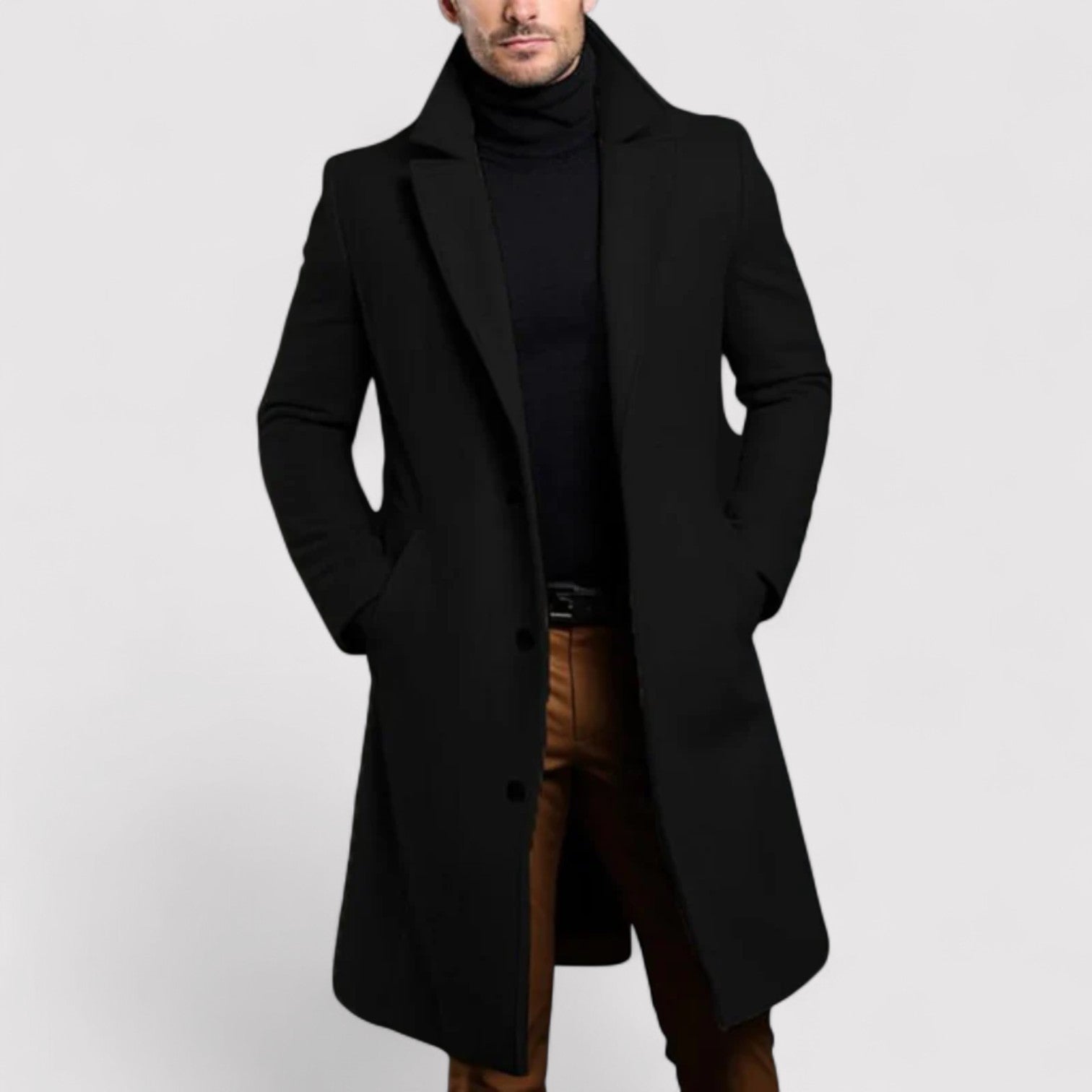 MULACH | エレガントなウールのロングコート