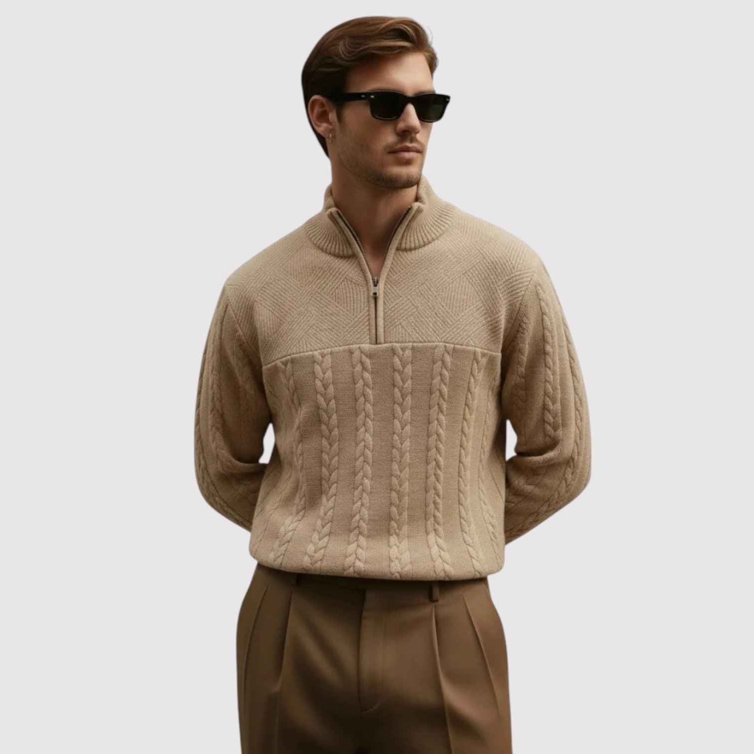 YUUSEI | プレミアム・ハーフジップ・プルオーバー