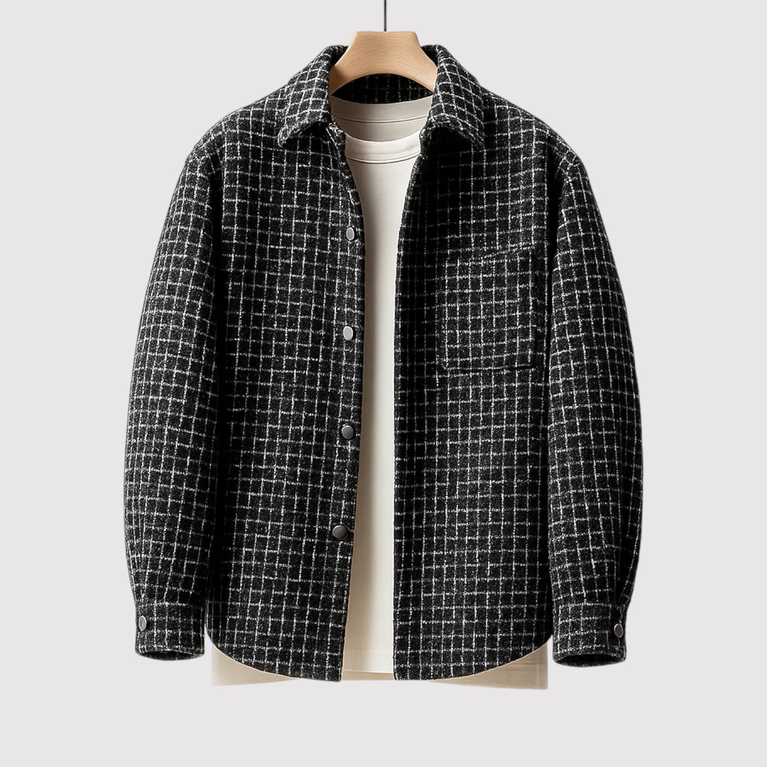 ASHIKAGU | ラグジュアリー ハウンドトゥース シャケット