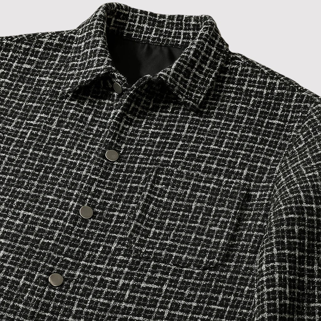 ASHIKAGU | ラグジュアリー ハウンドトゥース シャケット