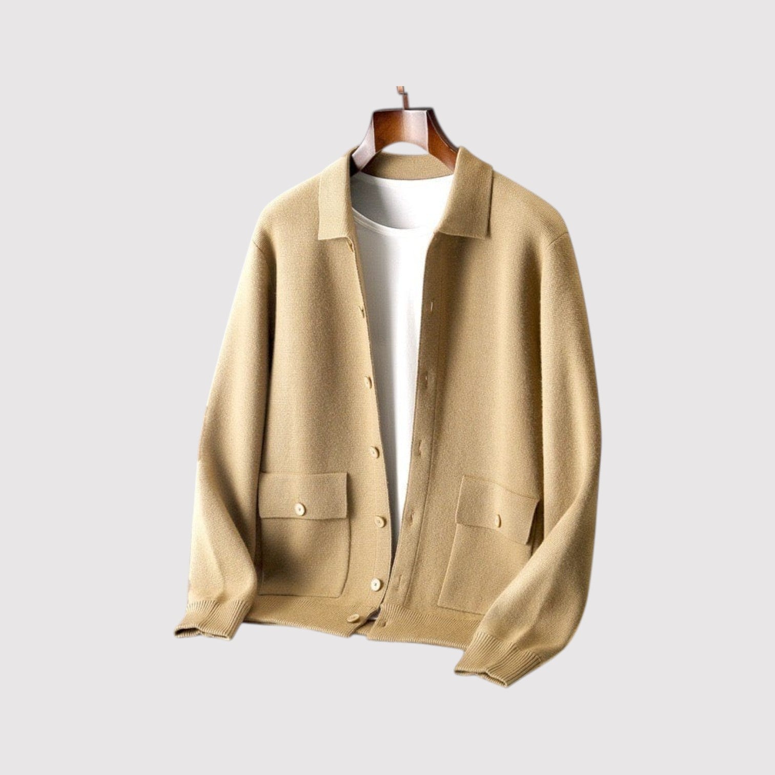 MIZUNO | プレミアム・ボタン・カーディガン