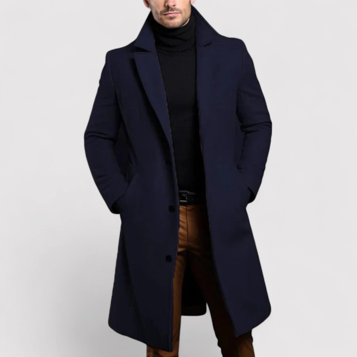 MULACH | エレガントなウールのロングコート