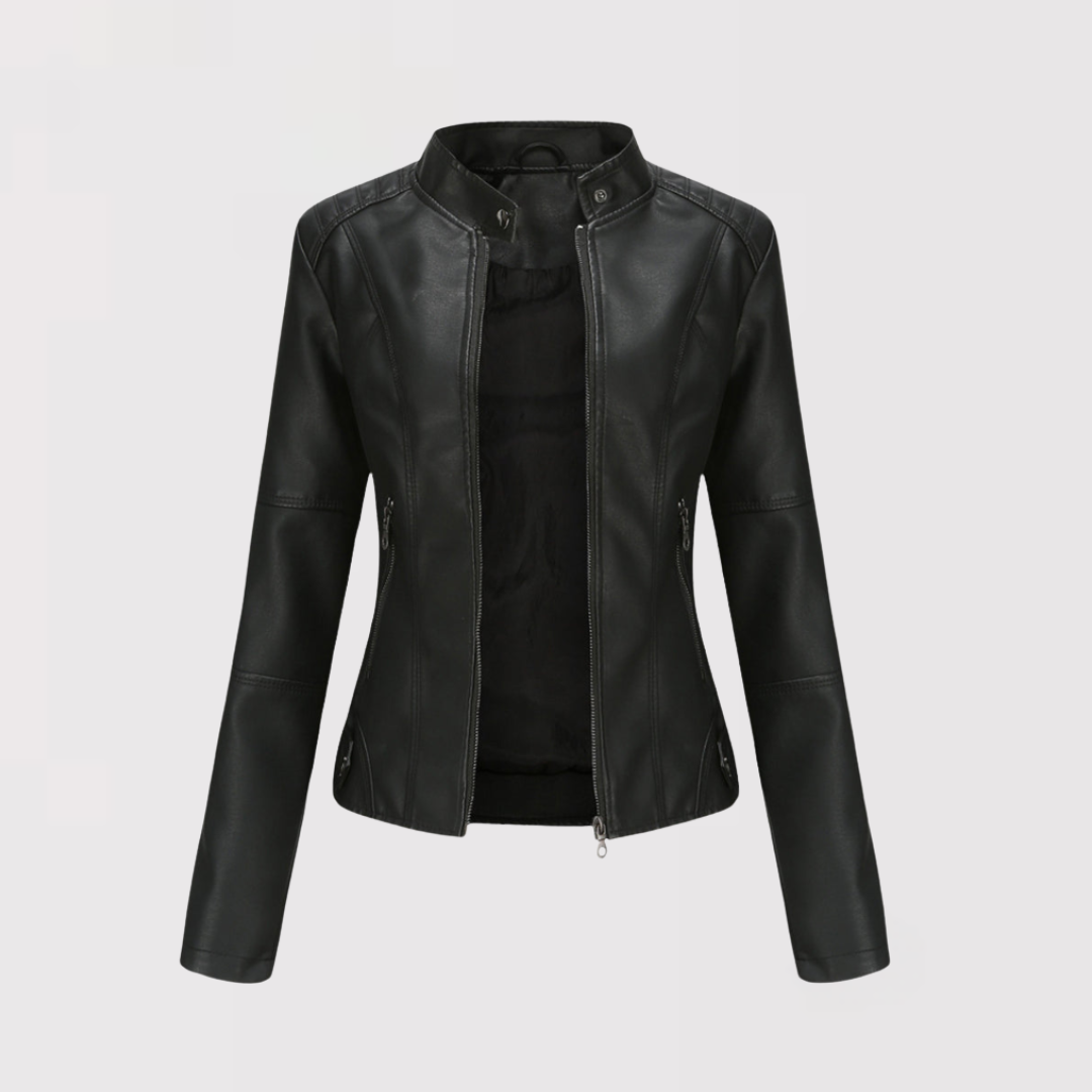 MARRY | エレガントなレザージャケット