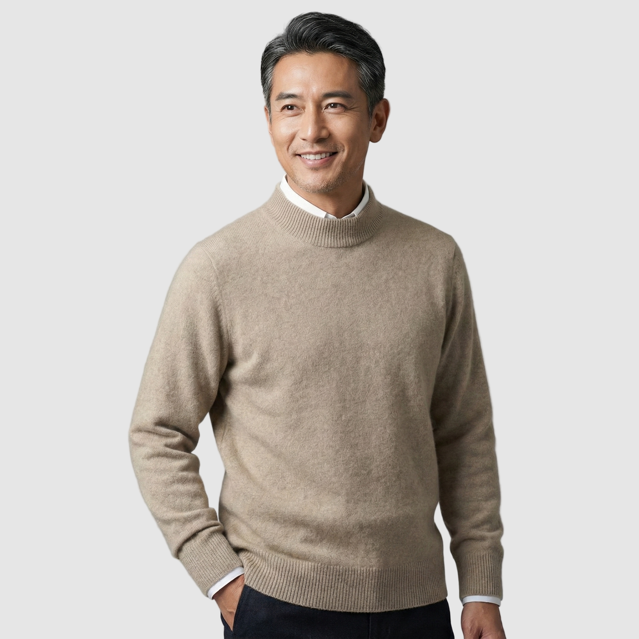 ALESSO | ソフトニットクルーネック