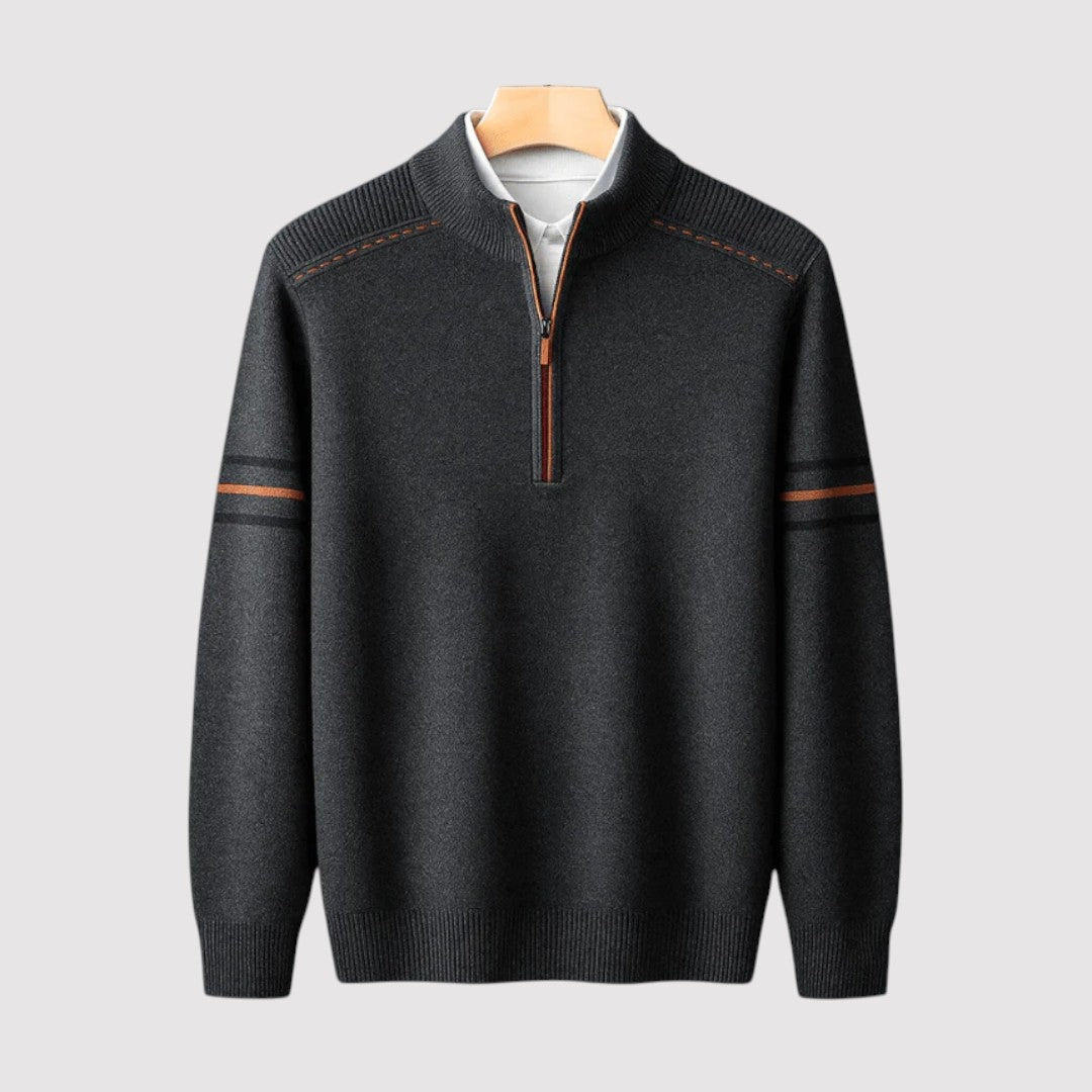 KEIICHI | プレミアムハーフジップセーター