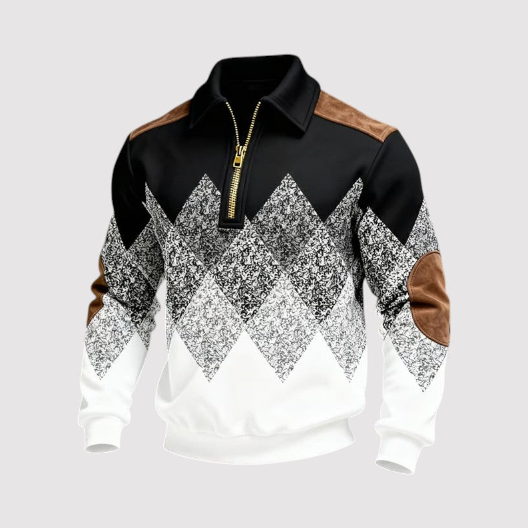 MISAMOTO | プレミアム ジップアップ スウェットシャツ