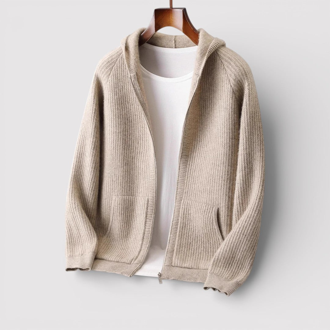 KAWAMOTO | プレミアムフード付きカーディガン