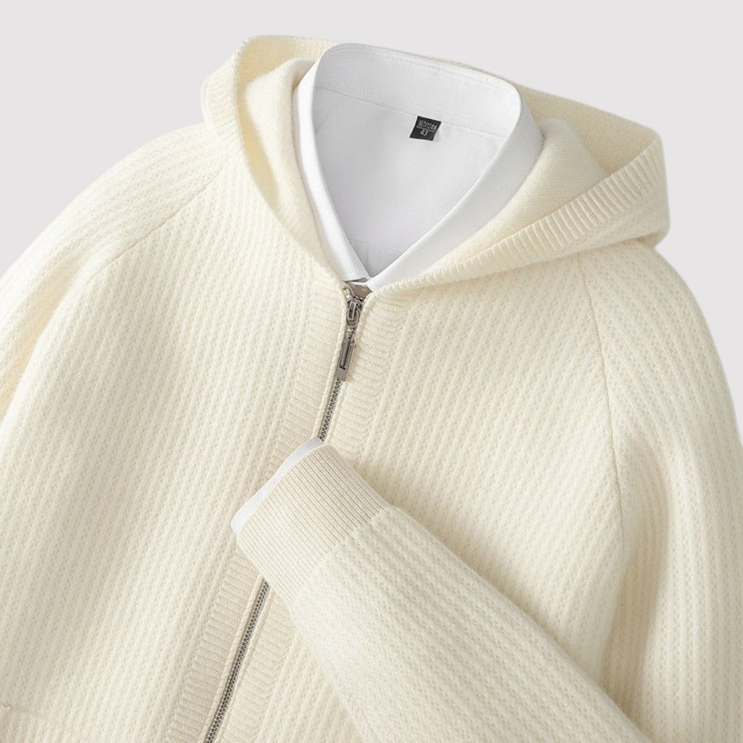 KAWAMOTO | プレミアムフード付きカーディガン