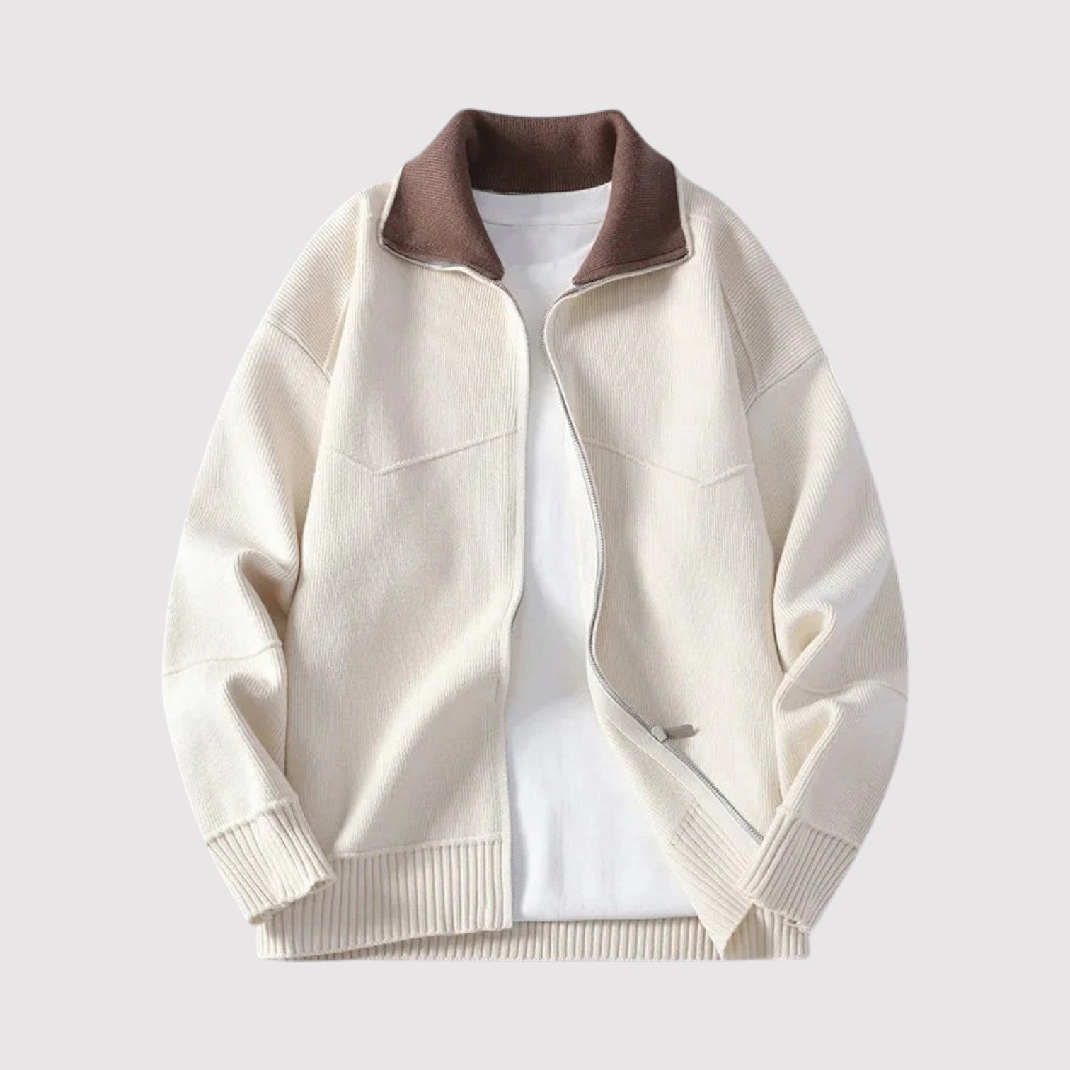 TAKESHITO | プレミアム・ニット・ジップ・ジャケット