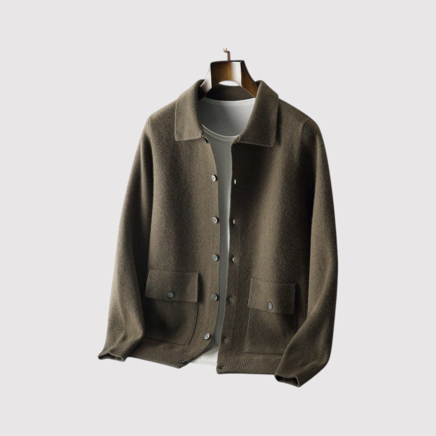 MIZUNO | プレミアム・ボタン・カーディガン