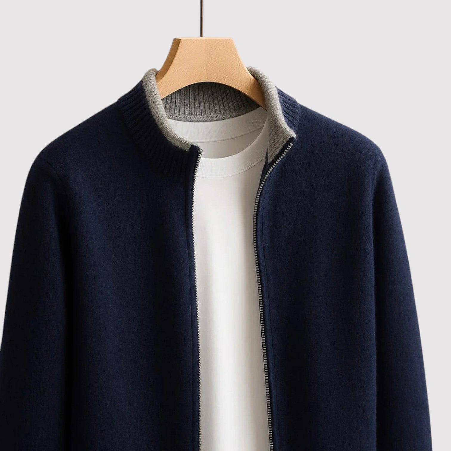IMAMURA | プレミアム 快適なジップアップセーター