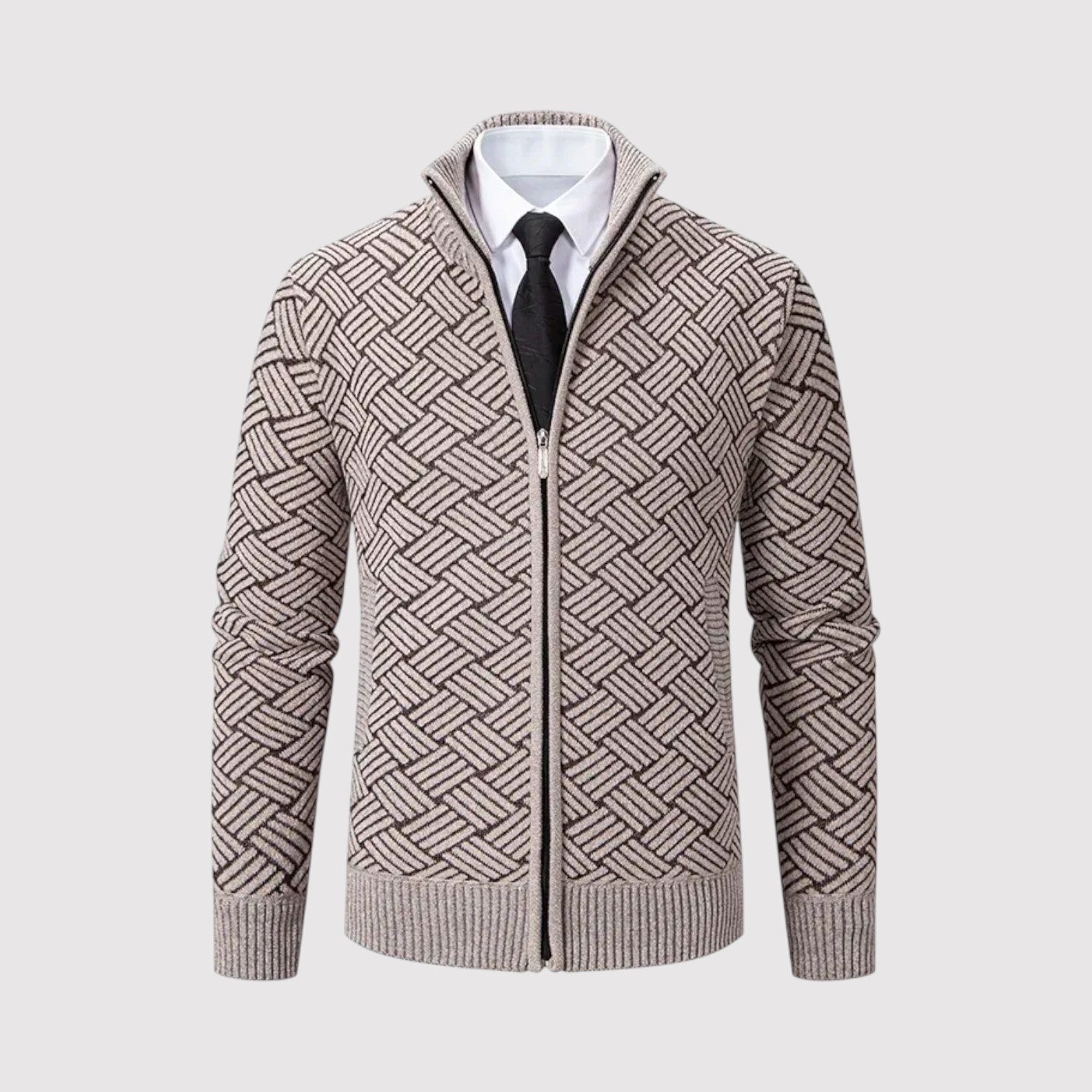 SUGIMOTO | プレミアム・ジップ・カーディガン