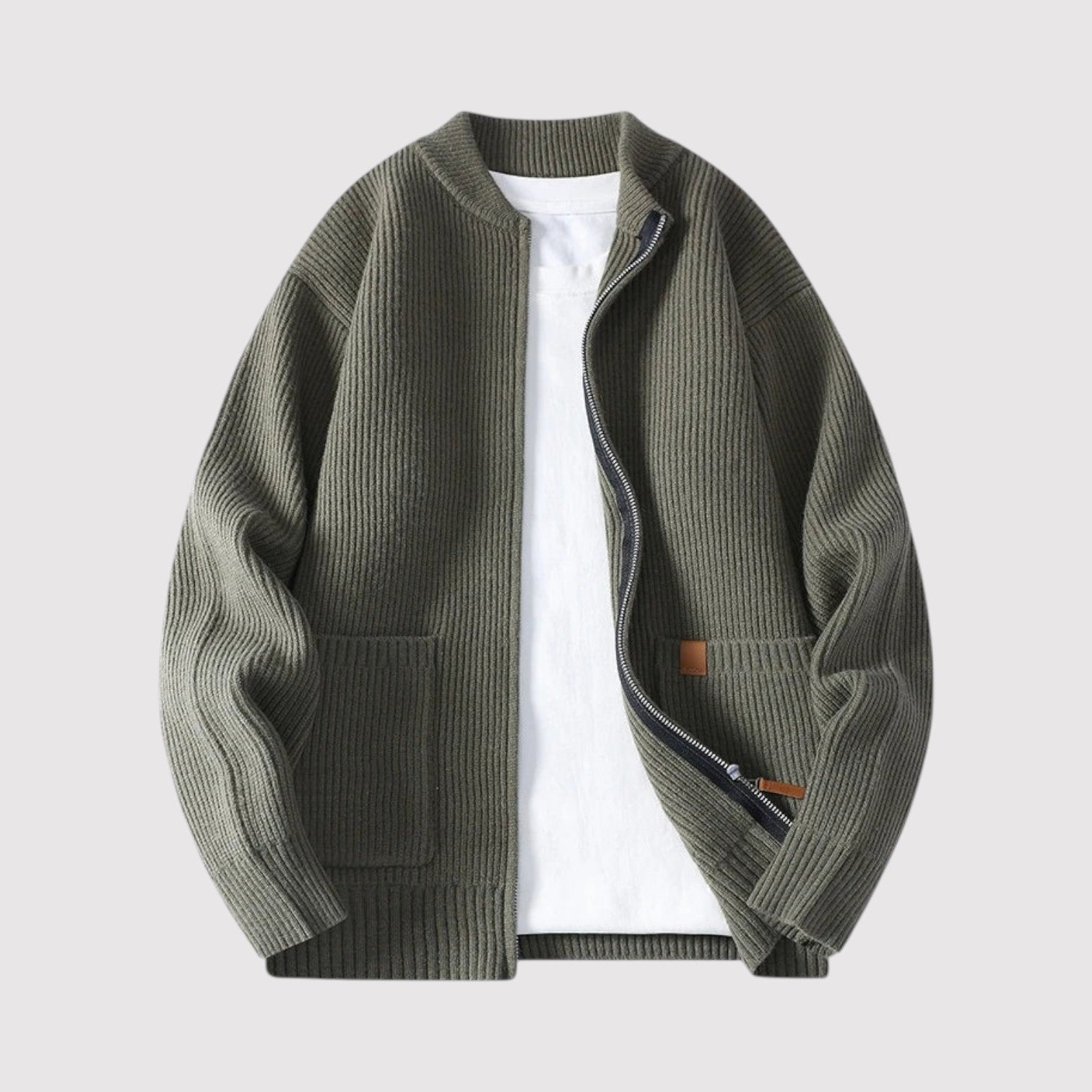 KAIEN | エレガントなリブニットジャケット