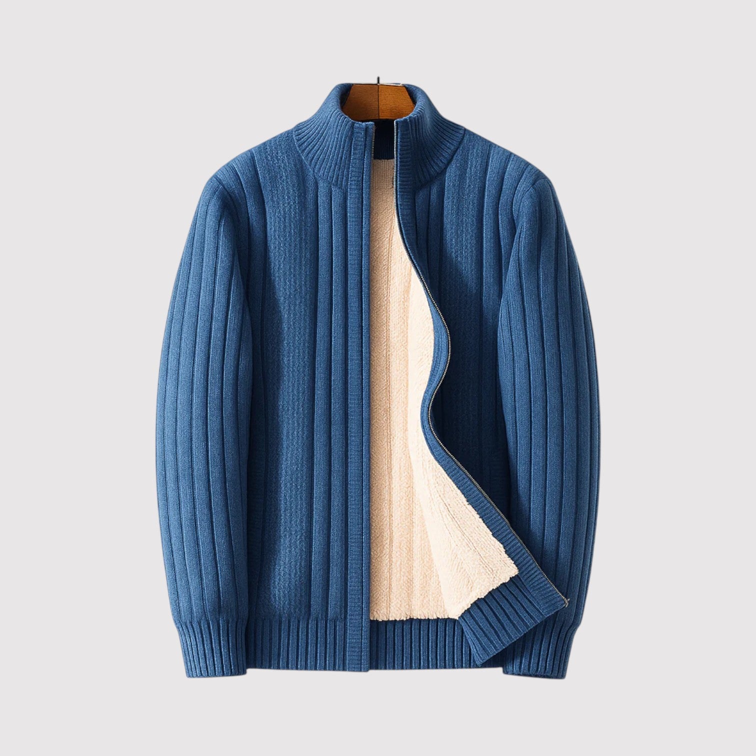 SHIBATO | プレミアム・ジップアップ・カーディガン