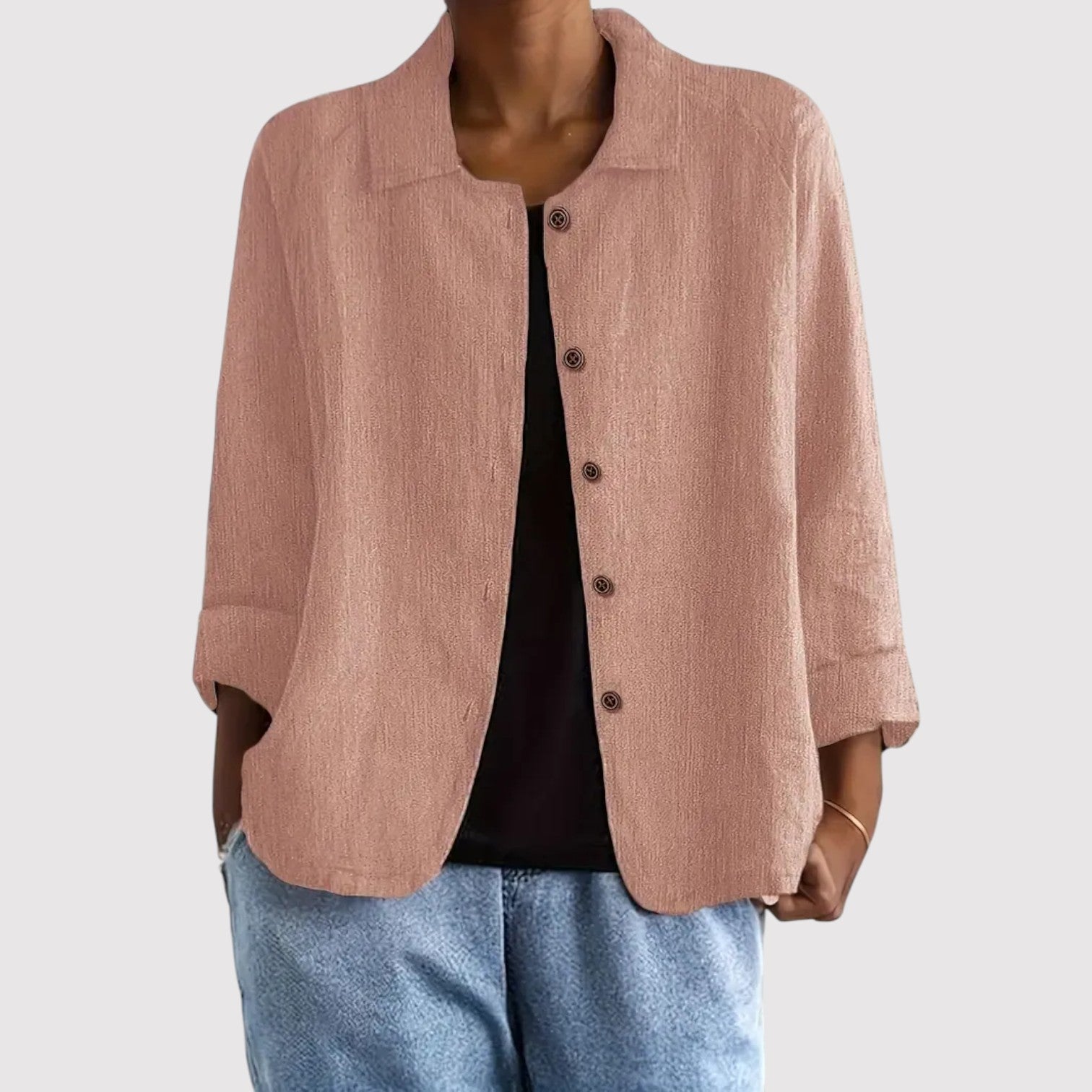 ALYSSA | プレミアム・ロング・スリーブ・シャツ