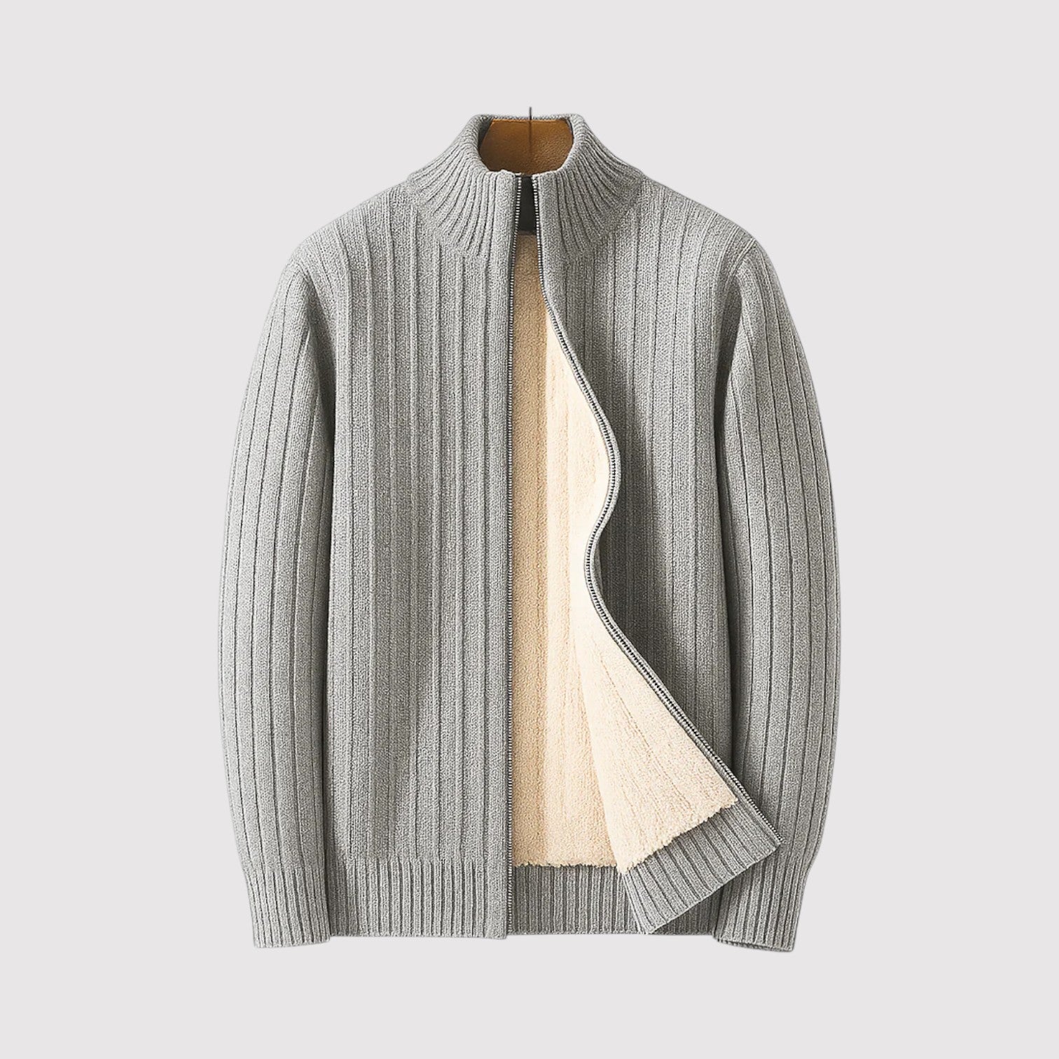 SHIBATO | プレミアム・ジップアップ・カーディガン