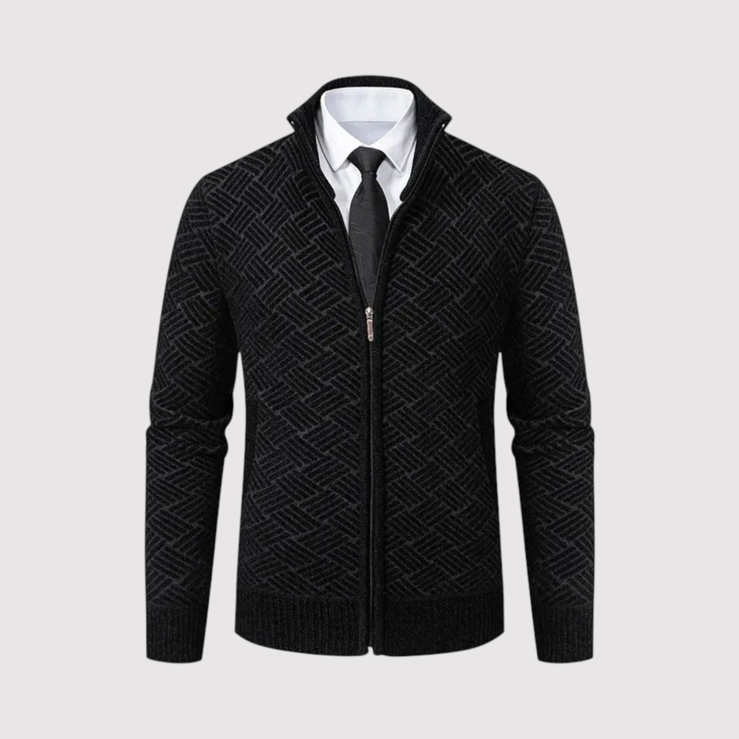 SUGIMOTO | プレミアム・ジップ・カーディガン